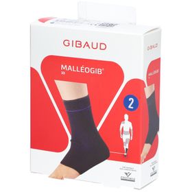 GIBAUD Malleogib 3D Knöchelbandage Blau - Größe 2 (20-23 cm)