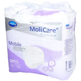 HARTMANN Molicare® Premium Mobile - Sous-vêtements d'incontinence Taille L - 8 gouttes