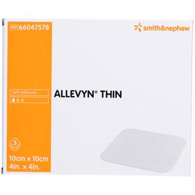 ALLEVYN THIN Pansement de mousse de polyuréthane auto-adhérent 10 x 10 cm