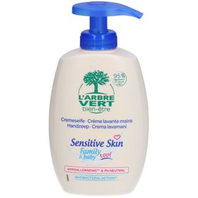 L'ARBRE VERT Savon écologique pour les mains Peau sensible