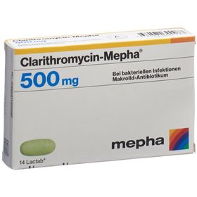 CLARITHROMYCIN Mepha Lactab 500 mg SDO
