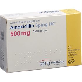 AMOXICILLIN Spirig HC Disp Tabl 500 mg SDO