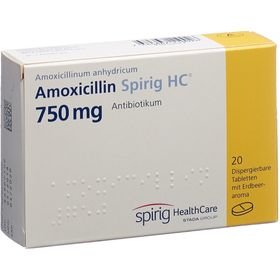 AMOXICILLIN Spirig HC Disp Tabl 750 mg SDO