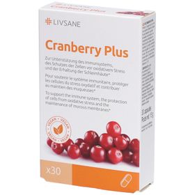 LIVSANE Cranberry Plus - avec vitamine C, B2 et sélénium