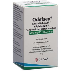 ODEFSEY Filmtabl 200mg/25mg/25mg SDO