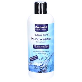 Tautona Dent Fluorfreie Coolmint Mundspülung mit Xylitol und Aloe