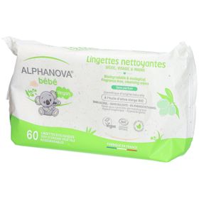 ALPHANOVA® bébé Biologisch abbaubare Reinigungstücher