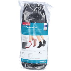 SUPRIMA Chaussettes antidérapantes 39/42 noir
