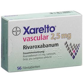 XARELTO vascular Filmtabl 2.5 mg SDO
