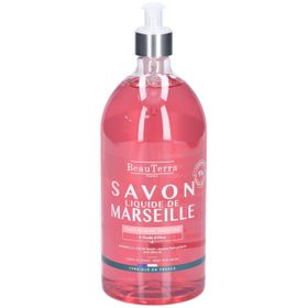 BeauTerra Savon Liquide de Marseille - Rose Ancienne 1L