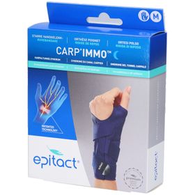 Epitact Carp'Immo Starre Handgelenkbandage für den Karpaltunnel, Nacht, M