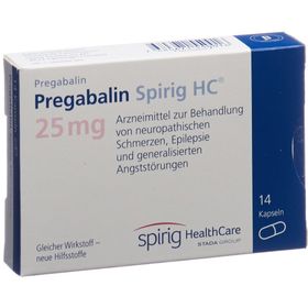 PREGABALIN Spirig HC Kaps 25 mg SDO