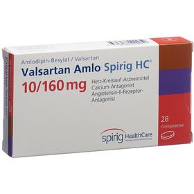 VALSARTAN AMLO Spirig HC Filmtabl 10/160mg SDO