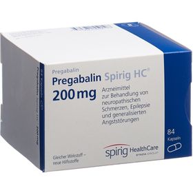 PREGABALIN Spirig HC Kaps 200 mg SDO