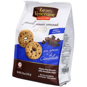 Le Veneziane Biscuits Sans Gluten aux Pépites de Chocolat