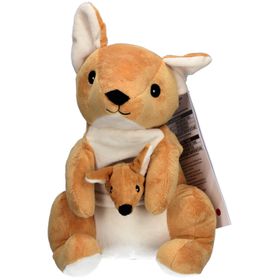 Warmies® Känguru Wärmetier – Kuscheltier mit Hirse-Lavendel-Füllung