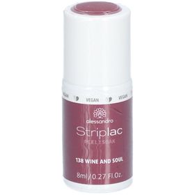 Alessandro International StripLac Peel or Soak 8 ml - 138 wine and soul