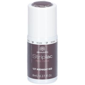 Alessandro International StripLac Peel or Soak 8 ml - 127 midnight red