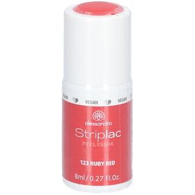 Alessandro International StripLac Peel or Soak 8 ml - 123 ruby red