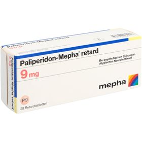 PALIPERIDON Mepha retard Ret Tabl 9 mg SDO