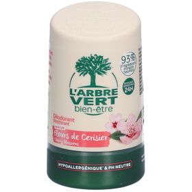 L'ARBRE VERT Déodorant écologique Fleurs de Cerisier