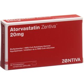 ATORVASTATIN Zentiva Filmtabl 20 mg SDO