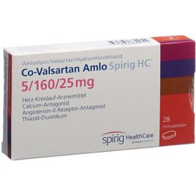 CO-VALSARTAN Amlo Spirig HC 5/160/25 SDO