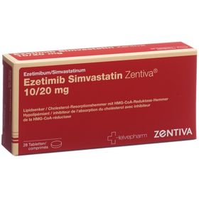 EZETIMIB SIMVASTATIN Zentiva Tabl 10/20 mg SDO