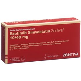 EZETIMIB SIMVASTATIN Zentiva Tabl 10/40 mg SDO