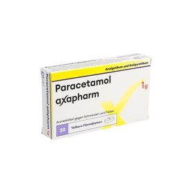 PARACETAMOL Axapharm Filmtabl 1 g SDO