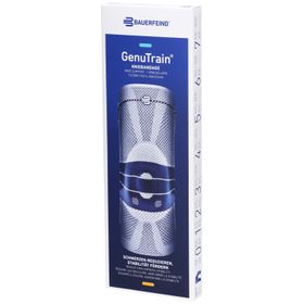 BAUERFEIND® GenuTrain Aktiv-, Patella- und Bandkniebandage Gr. 5 Comfort titan