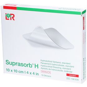 L&R Suprasorb®H Standard-Hydrokolloidverband 10 x 10 cm steril
