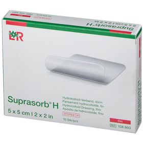 Suprasorb® H Dünnes Hydrokolloid-Pflaster 5 x 5 cm