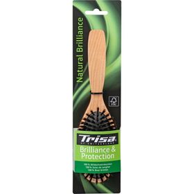 TRISA Natural Brilliance Haarbürste mit Wildschweinborsten