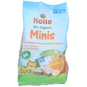 HOLLE Minis Barres aux fruits Banane-Orange bio