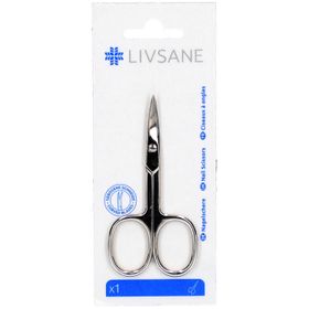 LIVSANE® Ciseaux à ongles nickelés, ajustables