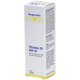 Burgerstein Vitamin D3 800 IE