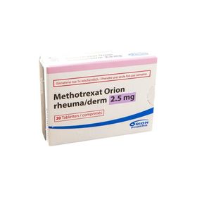 METHOTREXAT Orion rheuma/derm 2.5 mg SDO