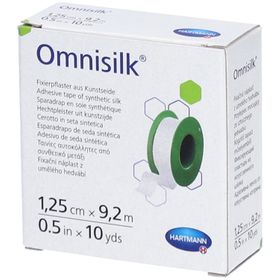 Omnisilk Pflaster aus Kunstseide 1,25 cm x 9,2 m