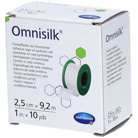 HARTMANN Omnisilk Pflaster Synthetische Seide 2,5cm x 9,2m