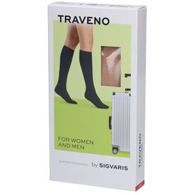 SIGVARIS TRAVENO Reisesocken A-D Größe 5 44-45 Dune