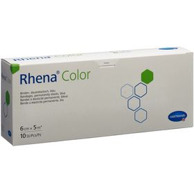 HARTMANN Rhena® Color Bandes à extension moyenne 6 cm x 5 m Bleues