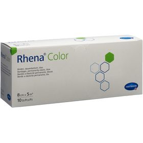 HARTMANN Rhena® Color Bandes à extension moyenne 8 cm x 5 m Bleues