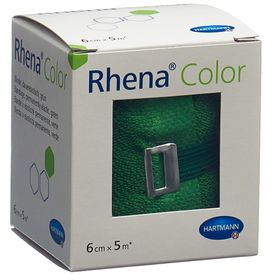 HARTMANN Rhena® Color Bandes à extension moyenne 6 cm x 5 m Vertes