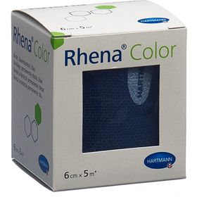 HARTMANN Rhena® Color Mittelstreckbinden 6 cm x 5 m Blau
