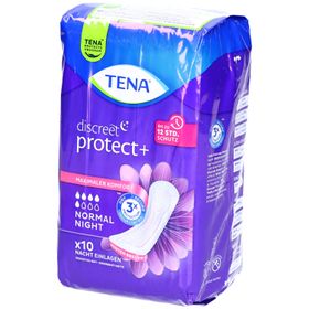 TENA Discreet Protect+ Normal Night - Serviette pour fuites urinaires
