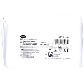 IVF® Faltkompresse Typ 17, 7.5x7.5 cm, 8-fach,