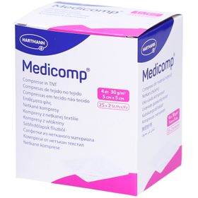 Medicomp®  Vlieskompressen steril 5 cm x 5 cm 4lagig