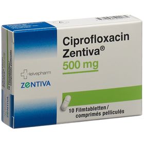 CIPROFLOXACIN Zentiva Filmtabl 500 mg SDO