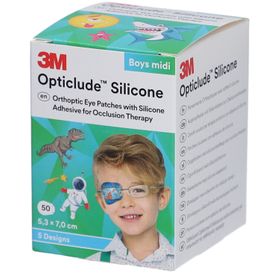 3M Opticlude Silikon-Augenpflaster 5.3 x 7 cm - Boys Midi